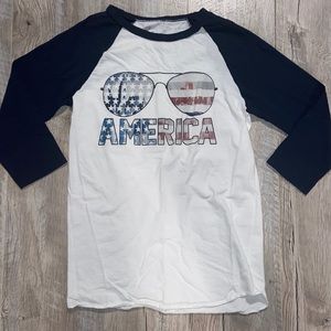 America Cool Shades Baseball T-shirt men’s small